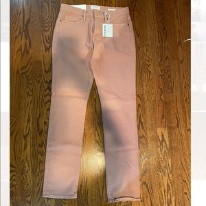 Dark pink Frame L’homme slim pants